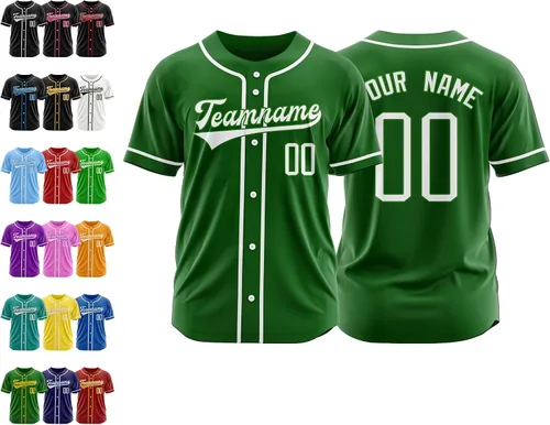 Miniatura 38 de Camiseta de béisbol personalizada, nombre de béisbol personalizado, logotipo de número, camiseta de béisbol personalizada para hombres, mujeres