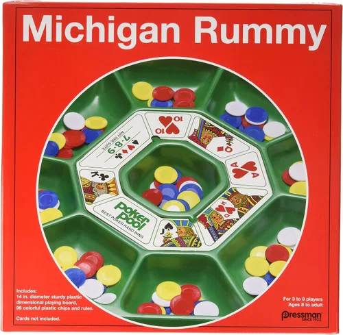 Miniatura 8 de Pressman Checkers - Juego clásico con tablero plegable y fichas entrelazadas, para 2 jugadores