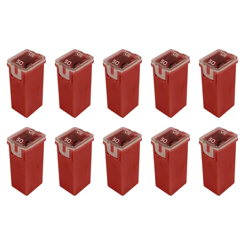 Miniatura 7 de Fusible alto estándar de 25 amperios J-Case de 1.063 in para camionetas, automóviles y SUV (25A, paquete de 5)