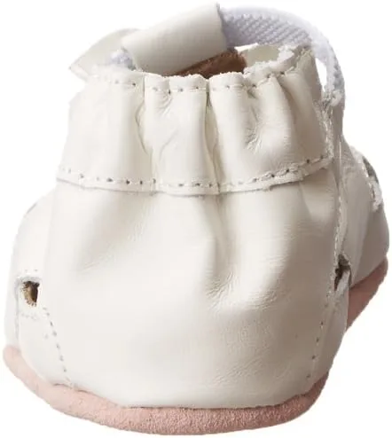 Miniatura 3 de Robeez Unisex-Niño White Pretty Pansy Soft Sole-K