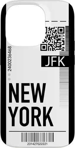 Miniatura 17 de Funda para iPhone 13 Pro Max New York Air Flight Ticket Phone Case
