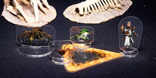 Miniatura 7 de Arcknight Plantillas AOE de efectos de hechizos de mazmorras y dragones, accesorios DND, juego completo de marcadores de área de efecto para D&D 5E