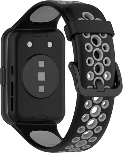 Miniatura 8 de Lijinlan Paquete de 4 correas compatibles con Huawei Watch Fit 2 activas/clásicas/elegantes, correa deportiva de repuesto de silicona suave Paquete 2