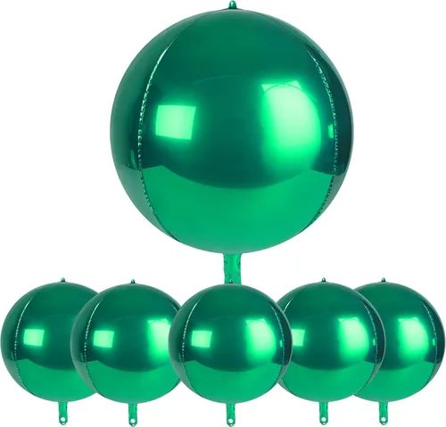 Miniatura 13 de Globos metálicos grandes de oro rosa de 15 pulgadas, paquete de 6 globos de tereftalato de polietileno, guirnalda de globos, globos de aluminio