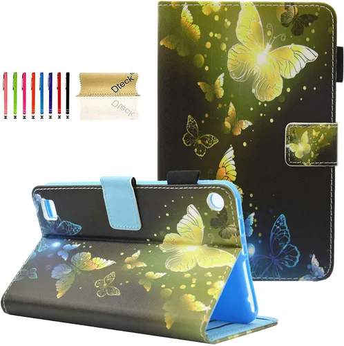 Miniatura 13 de Dteck - Funda para tablet Kindle Fire 7, funda protectora completa con función atril ajustable y función de encendido y apagado automático