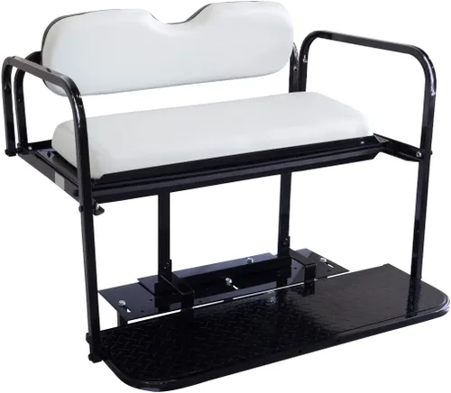 Miniatura 9 de Buggies Unlimited Club Car Precedent - Kit de asiento trasero abatible para carrito de golf con marco de acero, compatible con modelos 2004 en Buff