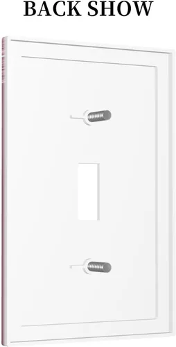 Miniatura 4 de Cubierta de interruptor de luz de 1 cuadrilla, diseño de diamante con purpurina rosa brillante, bonito ojo fucsia, placa de pared decorativa de una
