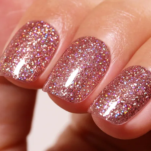 Miniatura 38 de Esmalte de Uñas en Gel con Purpurina, Esmalte de Uñas en Gel con Purpurina Rojo Sangre Brillante con Destellos, Esmalte de Uñas en Gel con Purpurina