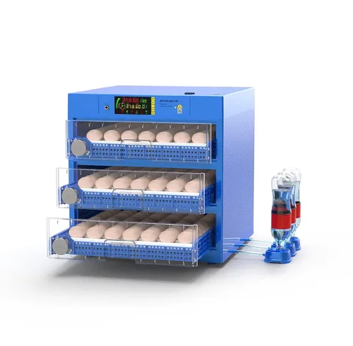 Miniatura 10 de Incubadoras de huevos para incubar huevos de pollo con volteador automático de huevos, pantalla LED y control de humedad, máquina digital para criar