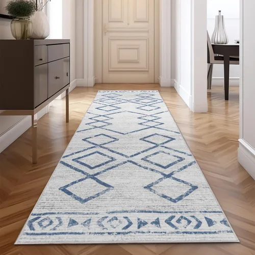Miniatura 21 de jinchan Alfombra marroquí de pasillo 2x10 para pasillo - Alfombra de pasillo para cocina bohemia lavable a máquina, alfombra moderna suave, Boho