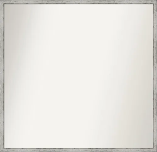 Miniatura 155 de Amanti Art Espejo de baño blanco para sobre el fregadero, 32 x 45 pulgadas, espejo de tocador rectangular blanco esbelto, marco de madera moderno