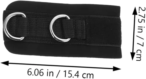 Miniatura 5 de Happyyami Bandas de resistencia profesional con correas de tobillo portátiles para entrenamiento de piernas y caderas, bandas de tubo para gimnasio