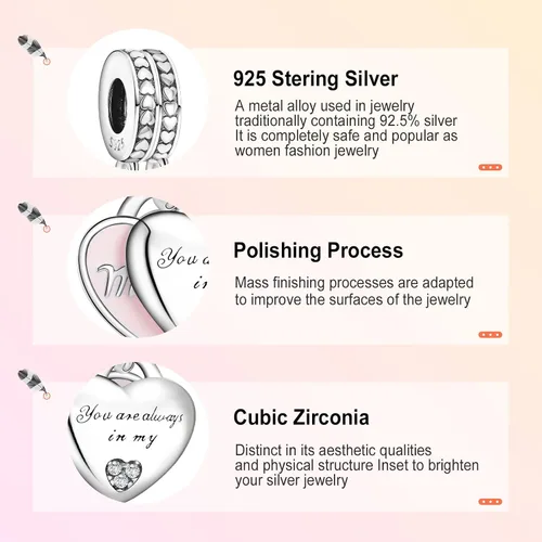 Miniatura 5 de Annmors Charms for Bracelets Family Animal Safety Chains Nature Dangle for Women Bracelets & Necklace Pendant