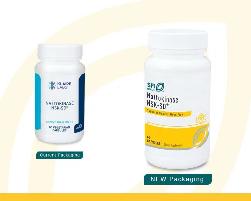 Miniatura 2 de Klaire Labs SFI Health Nattokinase NSK-SD - Enzima proteolítica para apoyo cardiovascular, sin lácteos y sin gluten (60 cápsulas)