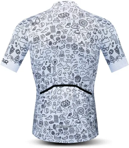 Miniatura 2 de Camiseta de ciclismo para hombre, manga corta, camiseta de ciclismo para montar al aire libre, ropa de ciclismo MTB, Punto