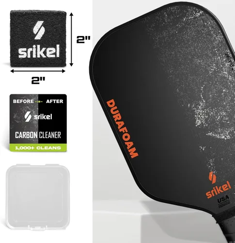 Miniatura 5 de Pickleball - Borrador Limpiador de Paleta con Estuche de Almacenamiento y Transporte, Limpiador Premium de Raqueta de Pickleball de Fibra