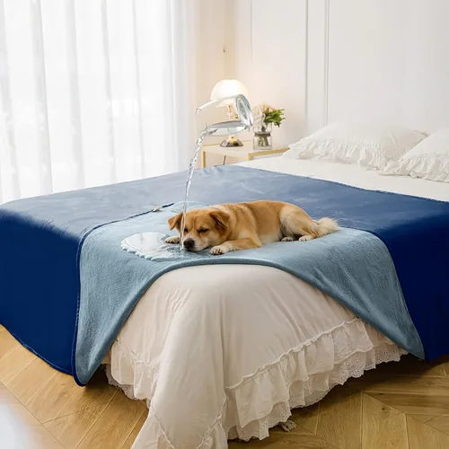 Miniatura 30 de Manta impermeable para perros pequeños, a prueba de fugas, manta reversible para sofá, cama, protector de muebles lavable a máquina, 25 x 35