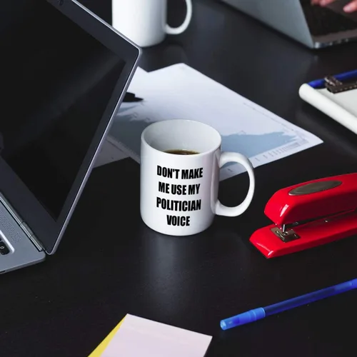 Miniatura 6 de Taza de político, regalo divertido para legislador, senador, idea de presente, congresista, estadista, pol, compañero de trabajo, cita diciendo