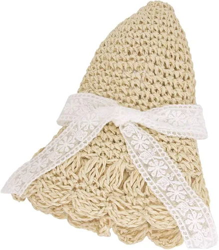 Miniatura 5 de Sombrero de paja para el sol con lazo, para la playa y el verano