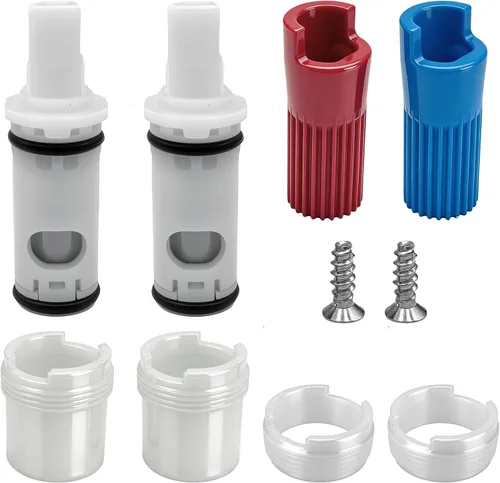 Miniatura 11 de 1224 1224B Kit de repuesto de cartucho de grifo para la mayoría de grifos Moen de doble mango y kit de reparación de bañera/duchas, repuesto