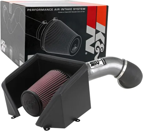K&N Sistema de admisión de aire frío: filtro de aire de alto flujo, aumenta el rendimiento y remolque: compatible con Chevrolet/GMC 2020-2024: