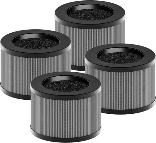 Miniatura 12 de MK01 y MK06 - Filtro de repuesto True HEPA compatible con purificador de aire Aroeve MK01, MK06, ToLife TZ-K1 y Kloudi DH-JH01, versión estándar
