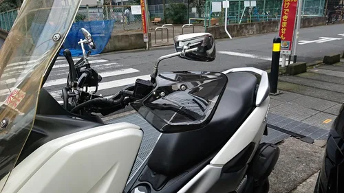 Miniatura 3 de Protector de parabrisas de motocicleta compatible con Yamaha NVX NMAX AEROX 125 150 155 Xmax 250 300 400 HOND' ADV150 ADV160 PCX150 PCX160 PCX125