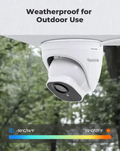 Miniatura 12 de REOLINK Cámara de seguridad para exteriores, cámara de vigilancia IP PoE, detección inteligente de seres humanos/vehículos, funciona con hogar Negro