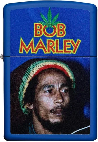 Miniatura 2 de Zippo Bob Marley Encendedores Azul real mate