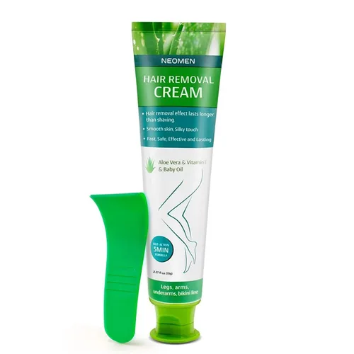 Crema depilatoria para hombres y mujeres: depiladora sin dolor para pieles sensibles y áreas íntimas, hidratante con aloe vera y vitamina E, segura