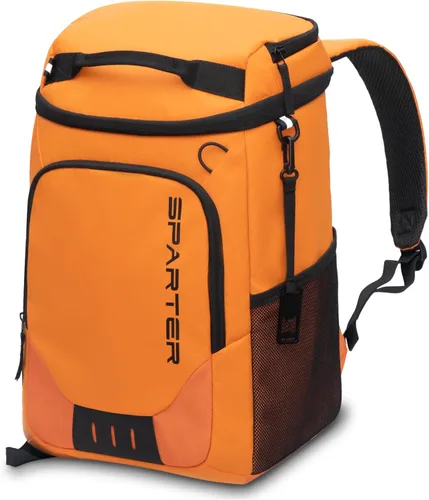 SPARTER - Mochila enfriadora aislada a prueba de fugas para 33/49 latas, bolsa térmica con 2 compartimentos aislados, mochila de playa, viaje,