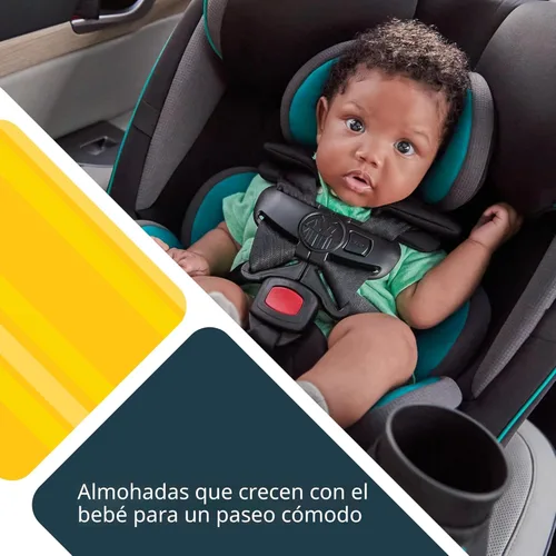 Miniatura 5 de Safety 1st Grow and Go Asiento convertible todo en uno delgado, orientado hacia atrás, de 5 a 40 libras, orientado hacia adelante (30–65 libras)