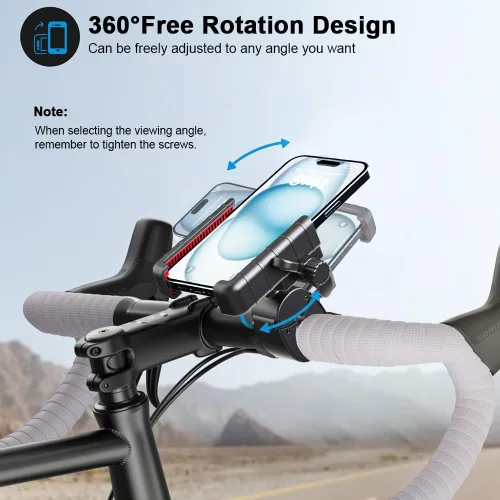 Miniatura 4 de Soporte universal ajustable para teléfono de bicicleta compatible con iPhone 15/14/13/12 Pro Max, Samsung Galaxy S23/S22 Ultra, accesorios
