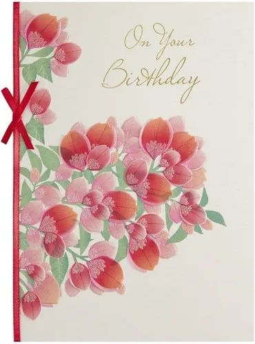 Miniatura 2 de NIQUEA.D, Tarjeta de cumpleaños de buganvillas