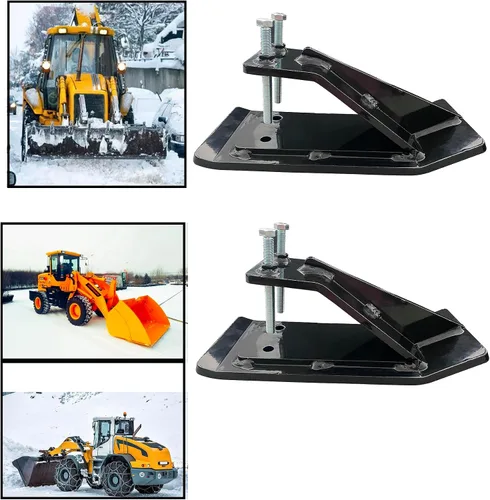 Miniatura 3 de Protector de cubo de tractor, 2 protectores de borde de esquí, protector antideslizante para césped y peluquería de césped, protector de borde