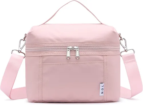 Miniatura 50 de NOL Natural Organic Lifestyle - Loncheras aisladas para mujer, bolsa enfriadora, ligera, de nailon, impermeable, para el trabajo