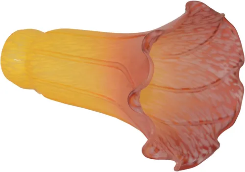Miniatura 2 de Lámpara de Vidrio Soplado Flor de Lirio, Reemplazo de Estilo Tiffany Tulipán para Lámparas de Mesa y de Pie - Apertura I.D. 2.7 cm por O.D. 4 cm