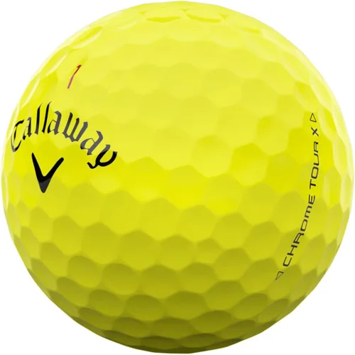 Miniatura 2 de Pelotas de golf Callaway Chrome Tour X Amarillo