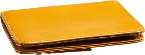 Miniatura 5 de Gostwo - Cartera compacta de piel genuina de lujo para mujer con bloqueo de RFID y ventana de identificación