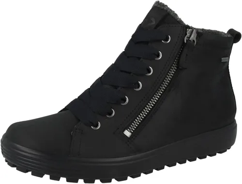 Miniatura 4 de ECCO Tenis altos suaves 7 TRED Gore-TEX para mujer, Marrón Chocolate, 2.5 UK Child