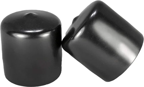 Miniatura 24 de Prescott Plastics Tapones de plástico flexibles de 1/2" (12.7 mm) de diámetro exterior, tapas redondas de tubo de metal negro, inserciones fuertes