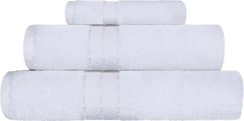 Miniatura 11 de Juego de toallas de baño de algodón turco ultra suave de Superior, juego de 2 piezas, toallas para la ducha, baño, artículos esenciales para el Latte