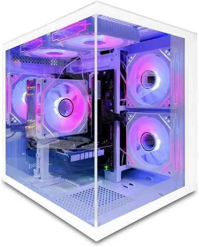 suevery Computadora de escritorio, Core i5-12400F, PC para juegos GeForce RTX 3050 6G, RAM DDR4 16G, SSD NVME de 512 GB, computadora torre