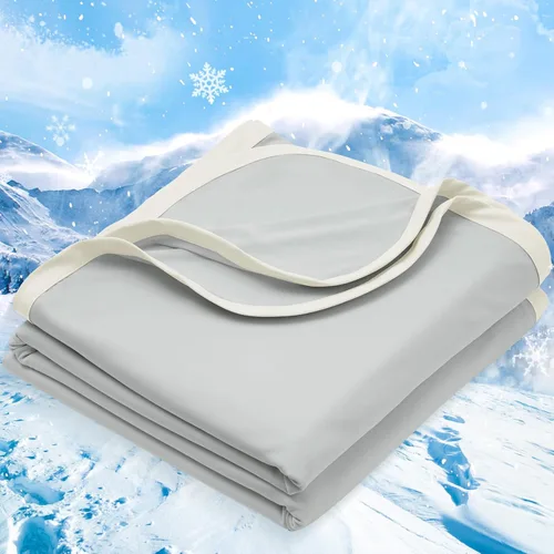 Miniatura 12 de PHF Manta de Tiro de Enfriamiento Doble para Personas que Duermen con Calor, Arc-Chill Q-Max>0.5 con Enfriamiento Doble, Manta de Verano Absorbe
