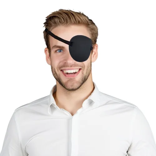 Miniatura 8 de 5 parches para los ojos, parches para los ojos súper suaves, parche médico ajustable para adultos y niños, parches de ambliopía para ojos perezosos