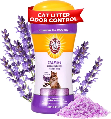 Miniatura 4 de Arm & Hammer Cristales Perfumados para Cajas de Arena para Mascotas, Manzanilla Calmante, Calma el Estado de Ánimo con Cada Uso; Cristales
