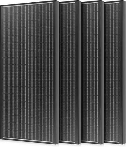 Miniatura 12 de Panel Solar de 18BB 100 Vatios, Panel Solar N-Type de 12V 100W, Módulos PV Monocristalinos de Alta Eficiencia del 25% para RV, Marino, Techo