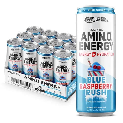 Miniatura 22 de Optimum Nutrition Amino Energy - Bebida de hidratación espumosa, electrolitos, cafeína, aminoácidos, BCAAs, sin azúcar, limonada de mango y piña, 12