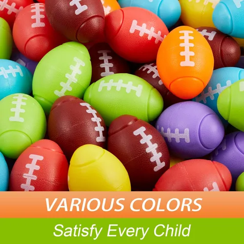 Miniatura 7 de Scione 36Pack Girar Fútbol Antiestrés Girar Fútbol Recuerdos de Fiesta para Niños 4-8 8-12 Rellenos de Bolsas de Regalo Caja del Tesoro Juguetes