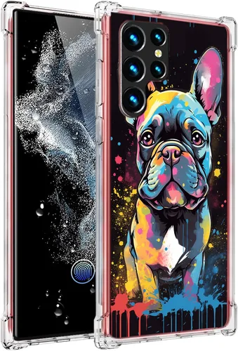 Miniatura 8 de Duro PC Parachoques A Prueba De Golpes Claro Suave Diseño Delgado Patrón Para Samsung Galaxy S22 Ultra 6.8 Pulgadas - Juego Retro Juego Retro Arcade